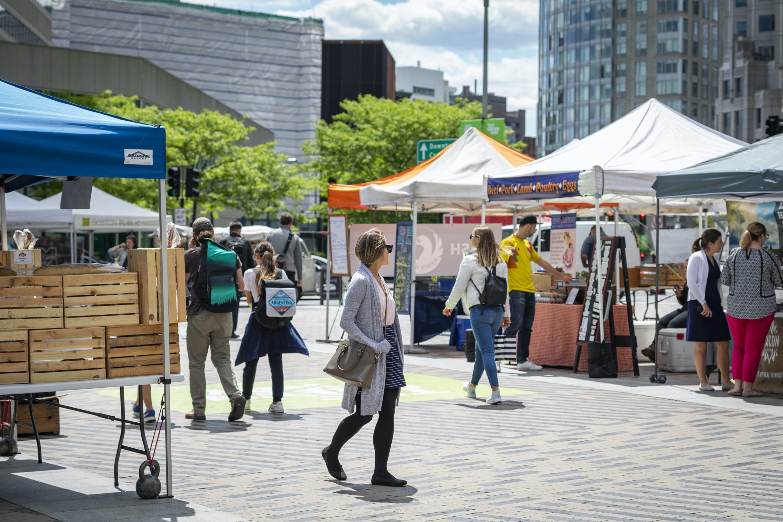 The Boston Public Market at Dewey Square on The Greenway - The Rose Kennedy  Greenway